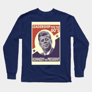 JFK for President 1960 Vintage John F. Kennedy Long Sleeve T-Shirt